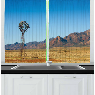 Pointed Kitchen Curtain