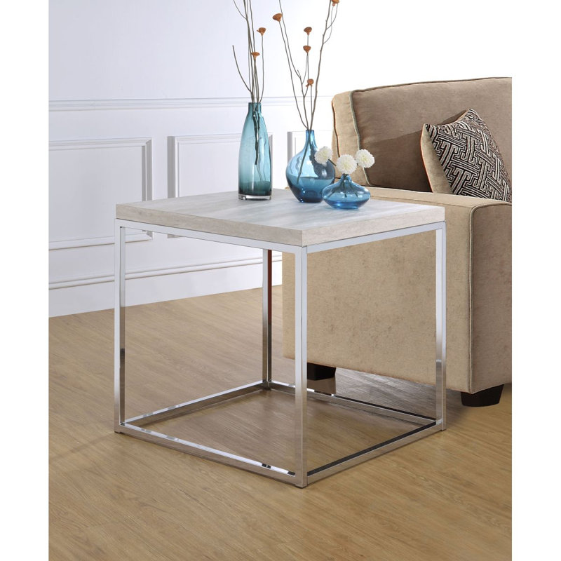 Table de bout avec base ouverte