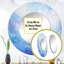 Calming Arc Of Stillness I - miroir arc-en-ciel, miroir mural rond bleu, impression sur métal-99623093