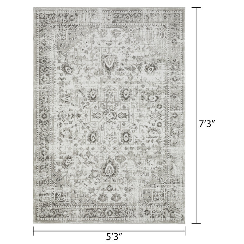 Raghdah Oriental Indoor Rug, Rectangle 5'3" x 7'3"