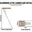 - Step Lightweight Folding Attic Ladder