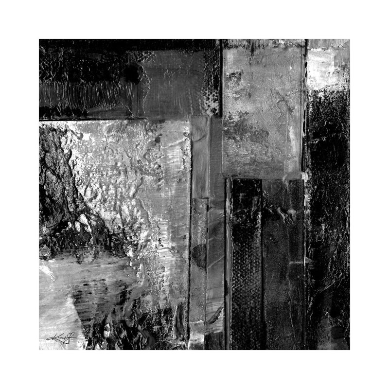 Oil Abstraction XIIIc by Kathy Morton Stanion - Wrapped Canvas Painting, 30.48 cm H x 30.48 cm W