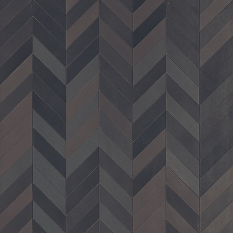 Mews Chevron Soot 2X16