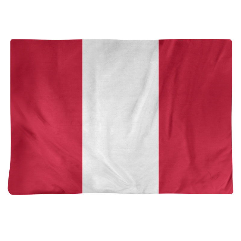 Récapitulatif de 18 po Iowa Bird, Rouge, Polyester sergé