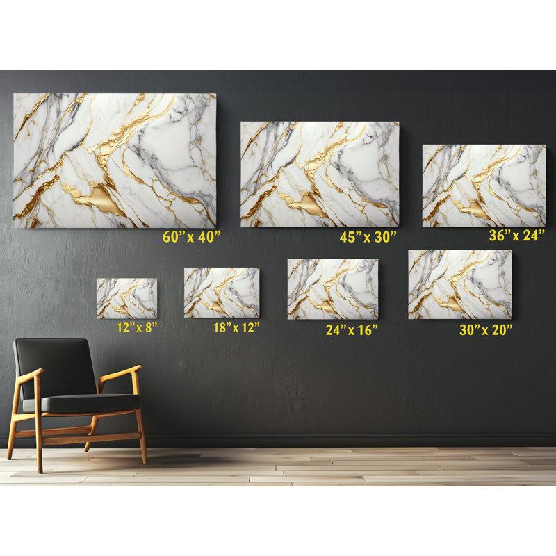 " Luxury Marble ", 16" H x 24" W x 1" D