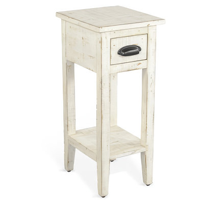 Table de bout en bois massif Komor