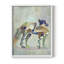Fantastic Florals Fox, reproduction encadrée debout - bois massif-759958205-759958179
