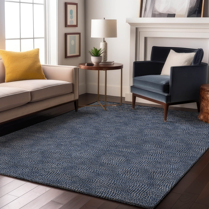 Premium Machine Washable Cossette AMF1057 Geometric Rug, Rectangle 3' x 5'