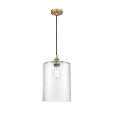 Luminaire suspendu tambour simple à 1 lumière Malcolm
