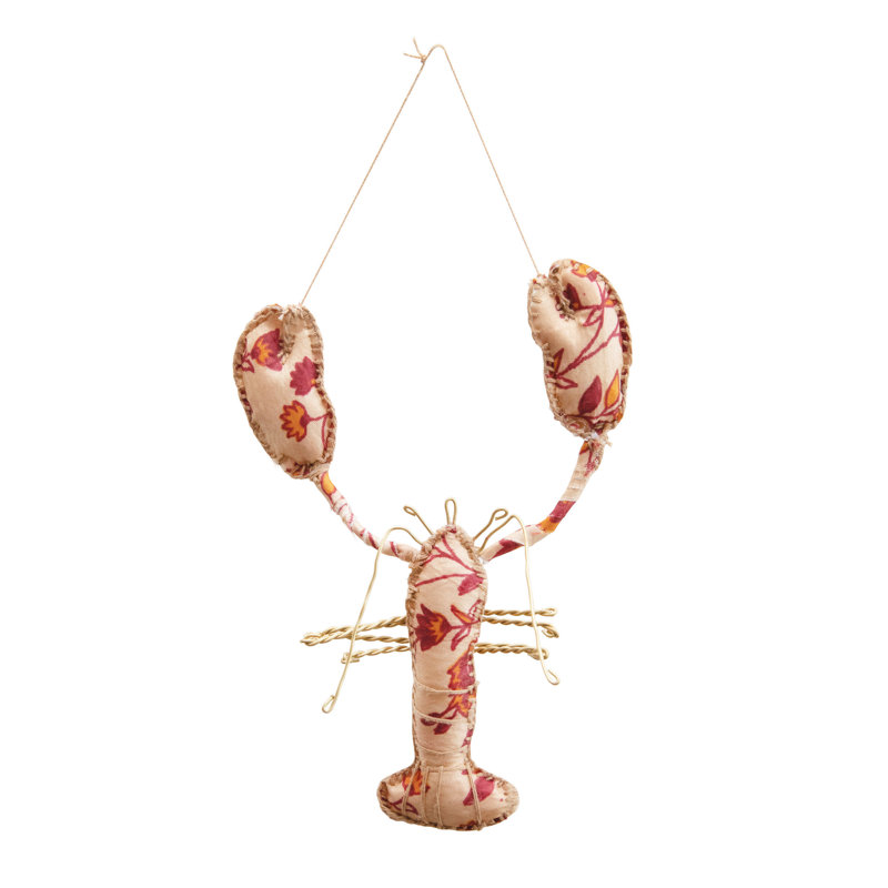Ornement suspendu en forme de homard