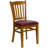 Orlison Vertical Slat Back Wooden Restaurant Chair-17283571-133938423