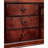 Cherry Finish Solid Wood Transitional Nightstand with Storage Drawer