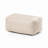 Florence 10" Cream Footrest Upholstered Pouf Ottoman-116422362