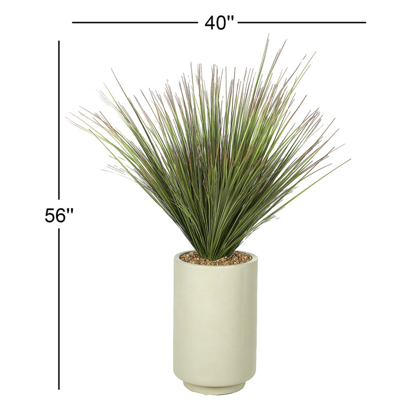 4,5 onces d'herbe dans un pot à fleurs Rainey