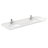 Daria 72'' Double Bathroom Vanity with Carrara Marble Top-61132182-61132188-61132183