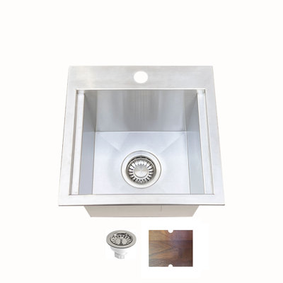 15" Bar Sink Top Mount