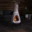 Hourglass Clay Wood Burning Smokeless Chimnea-1265084044-1265084046