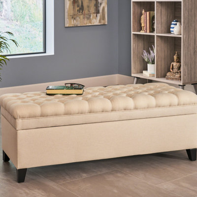 Tissu beige avec rangement supplémentaire - Maximise l'utilisation de l'espace