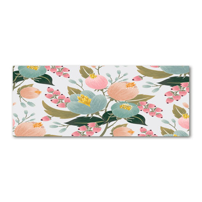 Floral Pattern - Wrapped Canvas Print