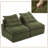 6-Piece Modular Armless Sofa Chair Set for bedroom living room-1032250657