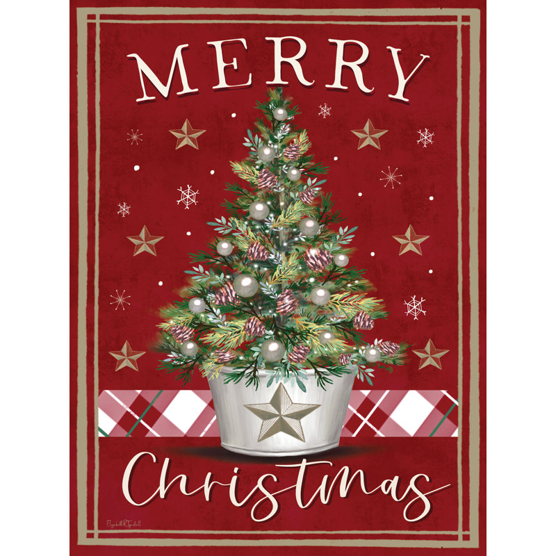 «Winterbury Merry Christmas» par Elizabeth Tyndall, H 36 po x l 24 po