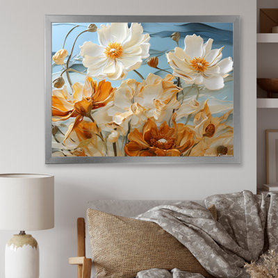 Rayon de soleil fleurs de souci sur toile