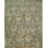 Green Handwoven Wool Faded Floral Medallions Geometric Modern Contemporary Carpet Rug