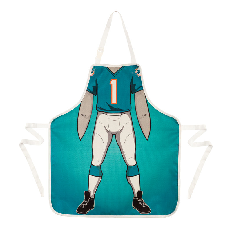 NFL Double Side Grilling Apron, Miami Dolphins