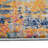 Chelsea Abstract Transitional Durable Performance Orange/Blue Area Rug-68033008