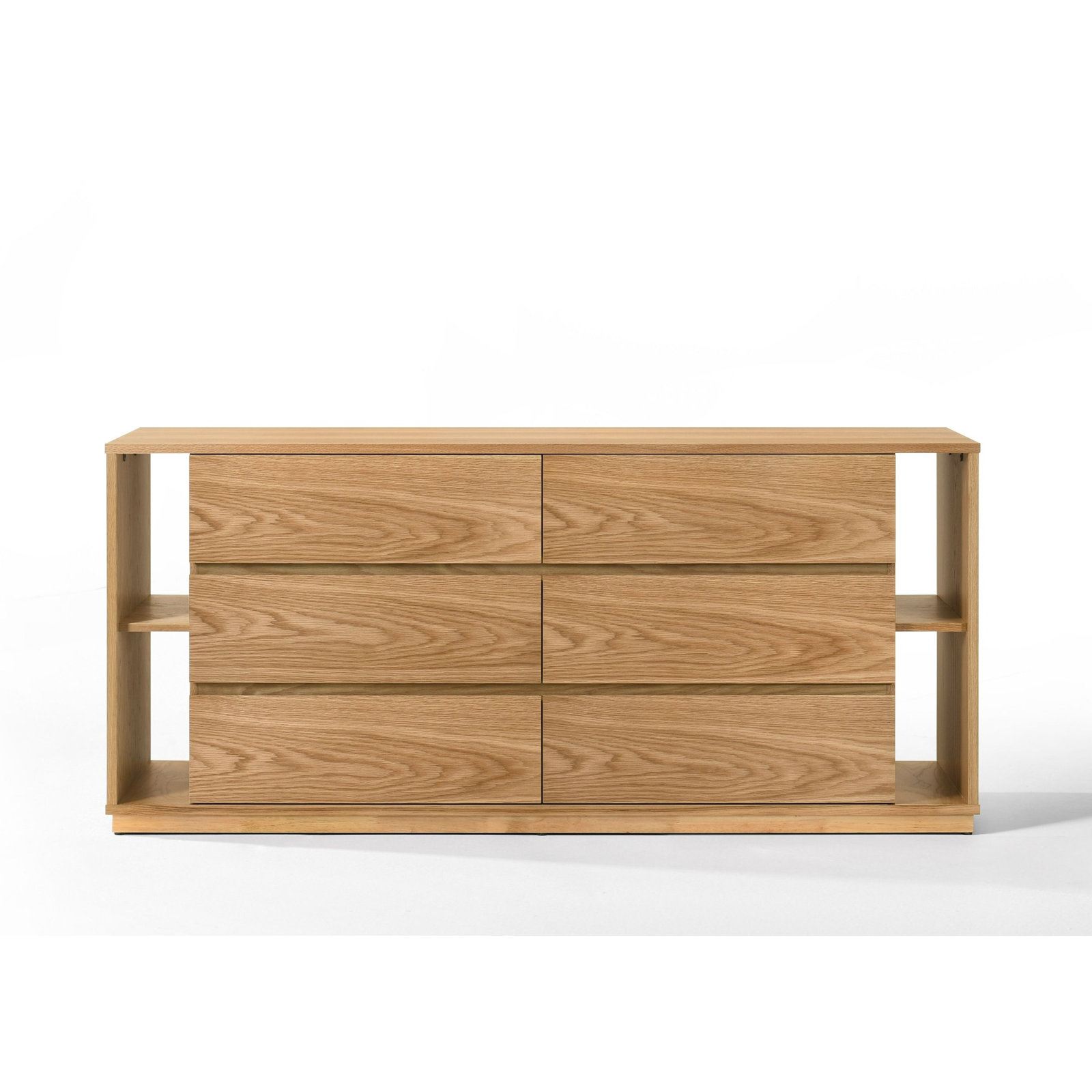 Amalie Bedroom Set, Queen, Natural Oak