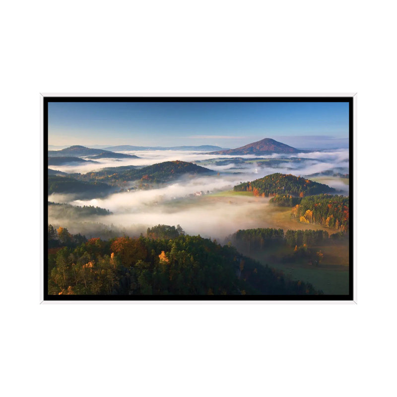 Autumn Fairytale 1 Piece Floater Frame Wall Art on Canvas