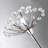 69-Inch Dandelion Crystal Floor Lamp With 5 LED Heads, Modern Standing Lamp For Living Room, Bedroom & Office, On/Off Foot Switch, 35X3w Energy-Efficient Lighting