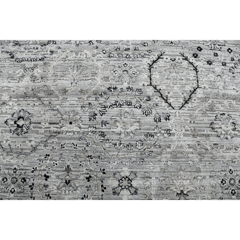 Elegant Abstract Area Rug, Rectangle 9' x 12'