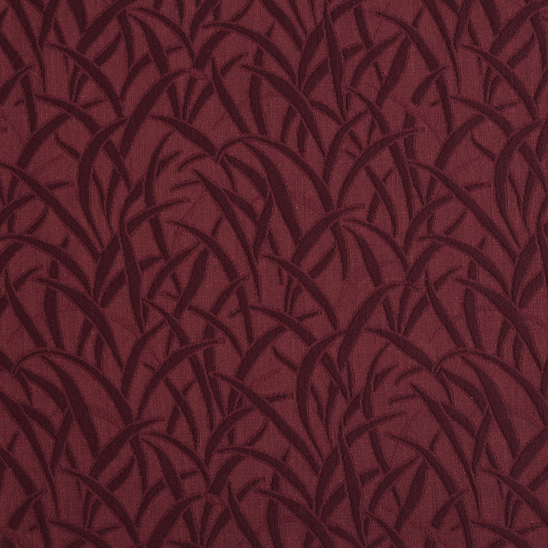Tissu floral matelassé, Marron