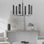 6 Light Metal Dimmable LED Chandelier-401050414