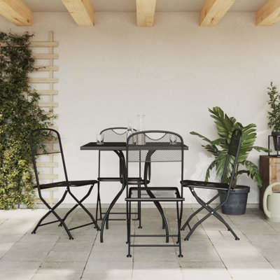 Ensemble de salle à manger de jardin pour l'extérieur 5 pièces