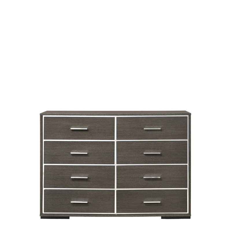 Commode à finition chêne gris