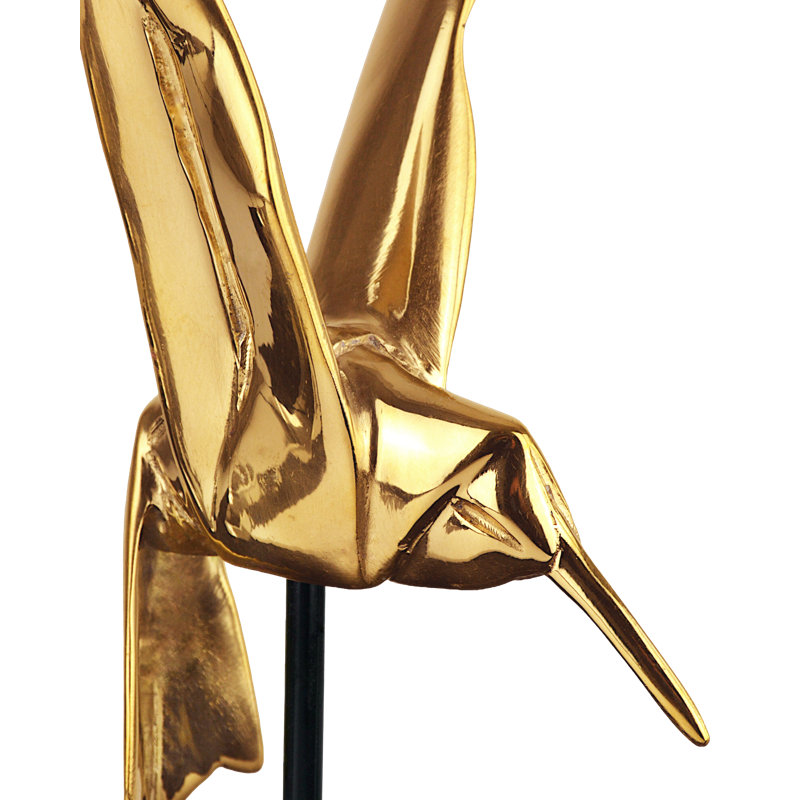 Gold Hummingbirds Set Of 3