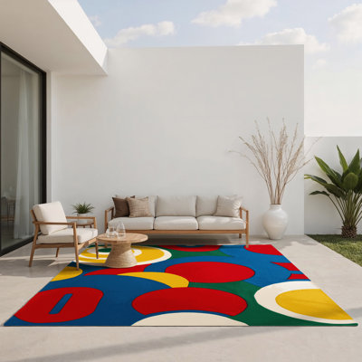 Tapis intérieur et extérieur Brassy Pulse