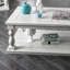 Mobilier de salon rustique de style rustique blanc antique 1pc
