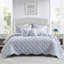 Ensembles de literie modernes, courtepointe florale en microfibre pour une maison confortable
