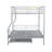 Convertible Metal Bunk Bed With Trundle-238550206