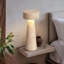 Lampe de chevet en pierre de luxe travertin