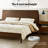 Boneva Mid-Century Modern Platform Bed Solid Wood Legs with 103° Inclined Storage Headboard and Charging Station-96122416-96122417