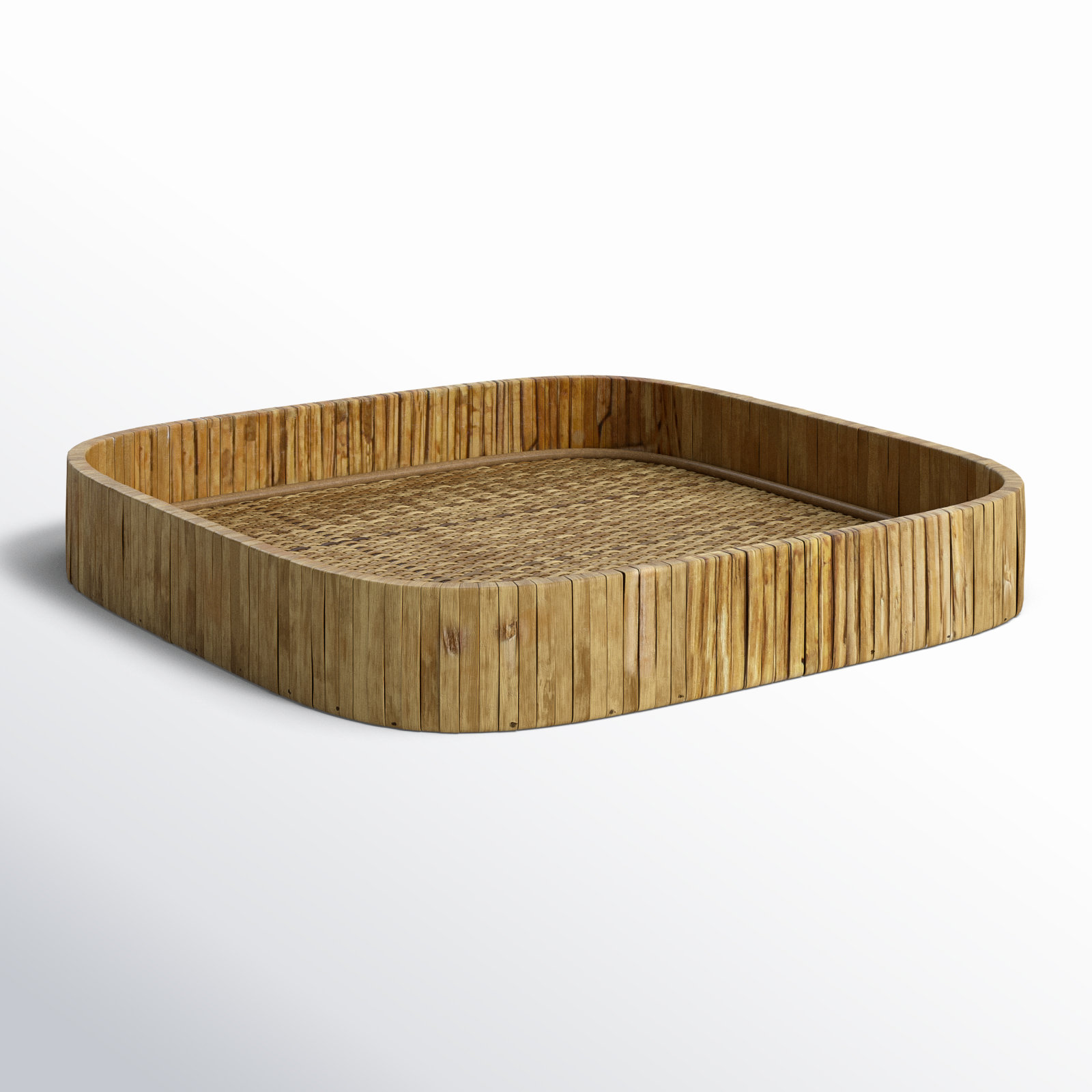 Kashen Wicker Tray - Set of 1