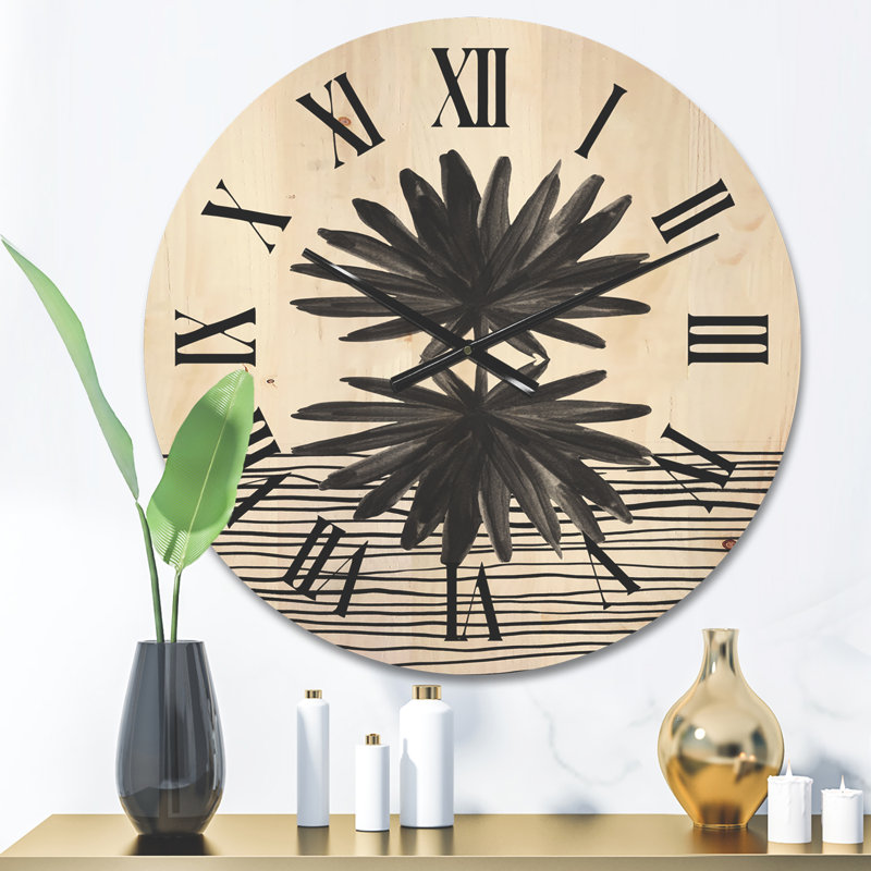 Solid Wood Wall Clock, Medium