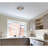 Manalapan Glass Flush Mount