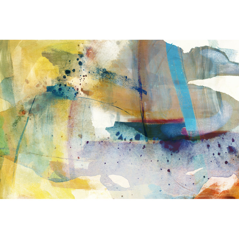 «Deviation I» par Sisa Jasper, peinture sur toile tendue, H 20 po x l 30 po x P 1,25 po
