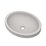 Tolosa Stone Handmade Oval Drop-in Bathroom Sink