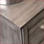 Table de chevet transitionnelle 2 tiroirs gris-214975962